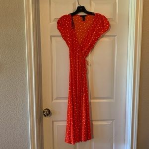 Forever 21 Wrap around maxi dress